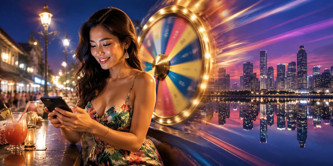 Meja roulette dengan model profesional dan suasana kasino mewah di sultan122